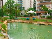 During Rain, Israel Incredibly Beautiful. Stroll Through City Rishon Lezion. (video)