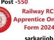 Railway Apprentice Online Form 2024
