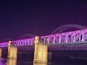Rajahmundry Rail Bridge Lights Night View