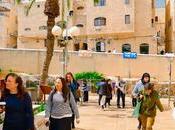 Walking Tour Through Jerusalem Aviv Remarkable Day. (video)