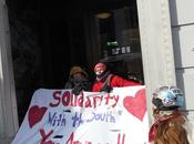 Breaking: Activists Maine Arrested Blocking Entrance Bank Solidarity with Victims Keystone Pipeline