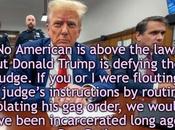 Trump Should Jailed Disobeying Order