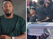 Touching Moment Junior Pope’s Wife, Children, Others Attend Burial Amid Tears (PHOTOS)
