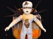 Doll Raven Rust Wings Ugly Shyla Assemblage Mixed Media Altered