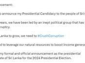 Sarath Fonseka Announces Candidacy Pres. Poll