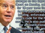 President Biden Calls Supreme Court Reform