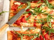 Roasted Pepper Goats Cheese Pizza