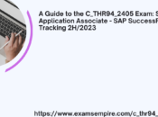 Guide C_THR94_2405 Exam: Certified Application Associate SuccessFactors Time Tracking 2H/2023