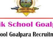 Sainik School Goalpara Recruitment 2024 Post, Apply Offline