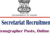 Assam Secretariat Recruitment 2024 Stenographer Posts, Online Apply