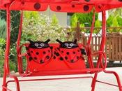 Kids Full Control Patio Canopy Swing...