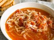 Sweet Sour Cabbage Tomato Soup