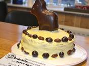 Rudolf's Raisin Cake with White Chocolate Ganache
