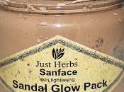 Review Just Herbs Sanface Skin Tightening Sandal Glow Pack