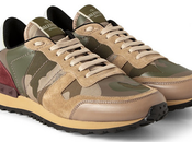 Cool Camo: Valentino Studded Detail Tailored Trainers