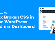 Broken WordPress Admin Dashboard