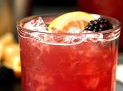 Blackberry, Bourbon, Cranberry Cocktail