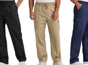 Drawstring Straight Cargo Pants with Pockets