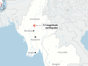 Magnitude Earthquake Strikes Myanmar Thailand, Causing Widespread Destruction