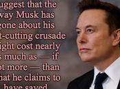 Musk/DOGE Costing Much Saves