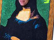 Mona Lisa Costume Mural