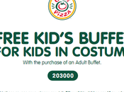 CiCi’s Pizza: Free Kids Buffet Costume 10/31!