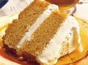 Pumpkin Angel Food Cake With Ginger Cream Filling