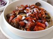 Roasted Veggies Rice Chipotle Sauce