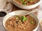 Mushroom Miso Soup with Barley