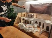 Nativity Diorama Inside Antique Steamer Trunk (part Shaping Bethlehem)