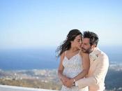Charming Summer Wedding with Blue Details Tinos Athina Michel