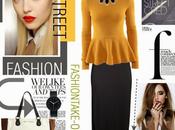 Fashion Look Colors:: Mustard Yellow H&amp;M Peplum