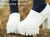 Wardrobe: Chunky White Shoes