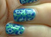 Mermaid Leopard Print Nails Lundi
