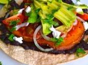 Healthy International Recipe: Guatemalan Black Bean Sweet Potato Tostadas