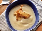 Celeriac Blue Cheese Soup with Crisps