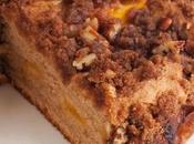 Gluten-Free Peach Coffee Cake with Cinnamon Streusel Topping