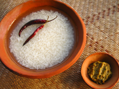 Panta Bhat Shukno Daal (Soaked Rice Dried Lentils)