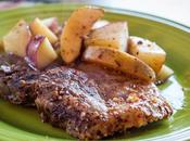 Southwest Pork Chops with Potatoes Apples