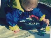 Little Miss Gets Really Messy with Outdoor Painting!