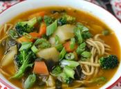 Arunachal Pradesh Thukpa (Vegetarian Noodle Soup)