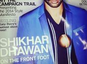 Stands Indian Cricket's Moustache Shikhar Dhawan Cover April 2014