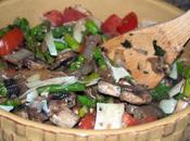 Recipe: Asparagus, Mushroom Tomato Sauté with Fresh Basil Parmesan Cheese