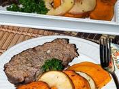 Savory Meatloaf with Mushrooms, Carrots Peppers