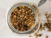 Rhubarb Hazelnut Granola (Vegan,