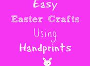 Easy Easter Crafts Using Handprints from Not-So-Crafty Mama Seen