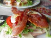 Hearty Salad Sarnie Bacon Alert!!