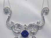 Jewel Week Vintage Inspired Custom Tanzanite Necklace