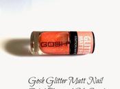 Gosh Glitter Matt Nail Polish Forested Soft Coral Swatches