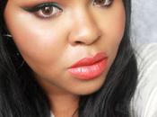 Spring Makeup: Orange Lips Teal Eyeliner